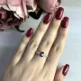 Серебряное кольцо SilverBreeze с натуральным рубином 2009979 16.5 размер
