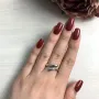 Серебряное кольцо SilverBreeze без камней 2016373 16.5 размер