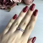 Серебряное кольцо SilverBreeze с фианитами 2022398 17 размер
