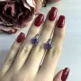 Серебряные серьги SilverBreeze с александритом 4.783ct (2029335)
