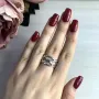Серебряное кольцо SilverBreeze без камней 2029472 18 размер