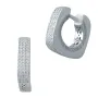 Серебряные серьги SilverBreeze с фианитами (2031154)