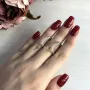 Серебряные серьги SilverBreeze с фианитами (2032809)