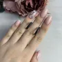 Серебряные серьги SilverBreeze с фианитами (2035541)