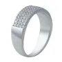 Серебряное кольцо SilverBreeze с фианитами 2036562 18 размер