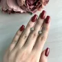 Серебряные серьги SilverBreeze с фианитами (2036883)