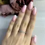 Серебряное кольцо SilverBreeze с фианитами 2037996 18 размер