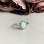 Серебряное кольцо SilverBreeze с опалом (2040354) 18 размер
