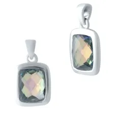 Серебряная подвеска SilverBreeze с мистик топазом (2043492) Серебряная подвеска SilverBreeze с мистик топазом (2043492)