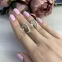 Серебряные серьги SilverBreeze с фианитами (2037880)