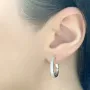 Серебряные серьги SilverBreeze с фианитами (2037880)