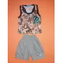 Костюм для хлопчика No Brand 80 см Коричневий із сірим (ю131)