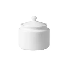 Сахарница RAK Porcelain с крышкой Banquet 270 мл Белый (94093)