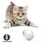 Игрушка для кошки Sundy USB smart мяч-шарик с хаотичным движением и излучаемой красной точкой Белый (301)
