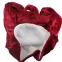 Плед Huggle Hoodie Бордовий (161398476)