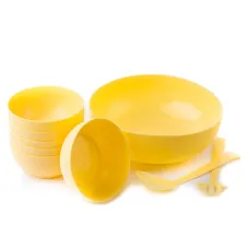 Набір Sagad салатників 22см/12 см Жовтий матовий SA. 25 Yellow Mat