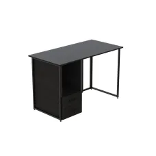Комп'ютерний стіл Ferrum-decor Отто 76x140x60 чорний ДСП Сосна Кембра 32мм