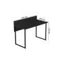 Компьютерный стол Ferrum-decor Скай 76x100x60 черный ДСП Сосна Кембра 32мм