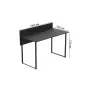 Комп'ютерний стіл Ferrum-decor Скай 76x100x70 чорний ДСП Сосна Кембра 32мм
