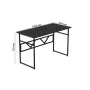 Компьютерный стол Ferrum-decor Раян 75x140x60 черный ДСП Сосна Кембра 16мм