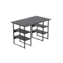 Компьютерный стол Ferrum-decor Курт 75x140x70 черный ДСП Сосна Кембра 16мм