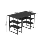 Комп'ютерний стіл Ferrum-decor Тім 75x120x60 чорний ДСП Сосна Кембра 16мм