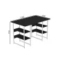 Комп'ютерний стіл Ferrum-decor Карен 75x120x60 білий ДСП Сосна Кембра 16мм
