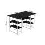 Комп'ютерний стіл Ferrum-decor Тім 75x140x70 білий ДСП Сосна Кембра 32мм