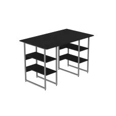Комп'ютерний стіл Ferrum-decor Карен 75x140x60 сірий ДСП Сосна Кембра 16мм