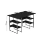 Компьютерный стол Ferrum-decor Тим 75x140x60 серый ДСП Сосна Кембра 32мм