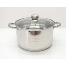 Каструля зі скляною кришкою A-plus WK-2168 5.1 л (А-2168)