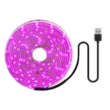 Светодиодная ФитоЛента GrowLight для комнатных растений 5V USB 2835 1 м (L363F) Светодиодная ФитоЛента GrowLight для комнатных растений 5V USB 2835 1 м (L363F)