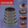 Разъемные формы в наборе Empire 5 шт Черный