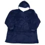 Плед-двухсторонняя толстовка Huggle Hoodie 80х110 см Синий (2993-9107а)