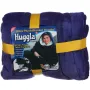 Плед-двухсторонняя толстовка Huggle Hoodie 80х110 см Синий (2993-9107а)