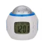 Музыкальный ночник-проектор звездное небо 1038 с часами и будильником (10380293N)