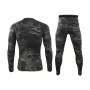 Термобелье мужское No Brand A152 2XL Camouflage Черный (3566-19497)