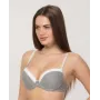 Бюстгальтер push-up Elita 1107 70D Серый (110770DB)