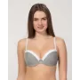 Бюстгальтер push-up Elita 1107 70D Серый (110770DB)