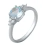 Серебряное кольцо SilverBreeze с натуральным топазом 1.693ct (2018612) 17.5 размер