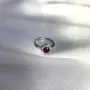 Серебряное кольцо SilverBreeze с натуральным рубином 1.198ct (2021513) 17 размер