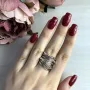 Серебряное кольцо SilverBreeze без камней (2031420) 18 размер