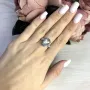 Серебряное кольцо SilverBreeze с натуральным топазом 4.905ct (2042662) 17 размер