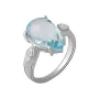 Серебряное кольцо SilverBreeze с натуральным топазом 4.905ct (2042662) 17 размер