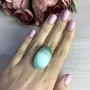 Серебряное кольцо SilverBreeze с кошачим глазом (2046813) 17 размер