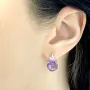 Серебряные серьги SilverBreeze с александритом 10.02ct (2050414)