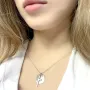 Серебряное колье SilverBreeze без камней (2053071) 500 размер