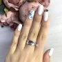 Серебряное кольцо SilverBreeze без камней (2056744) 18 размер
