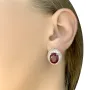 Серебряные серьги SilverBreeze с натуральным рубином 5.126ct (2058014)