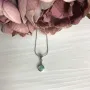 Срібна підвіска SilverBreeze зі смарагдом 0.783ct (2058281)